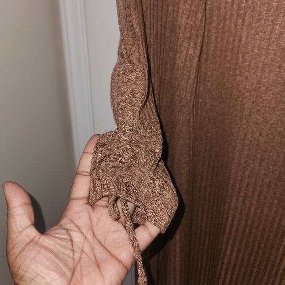 By Design Womens Open Soft Cardigan Sweater Pink Rose Gold Size M - Picture 4 of 6